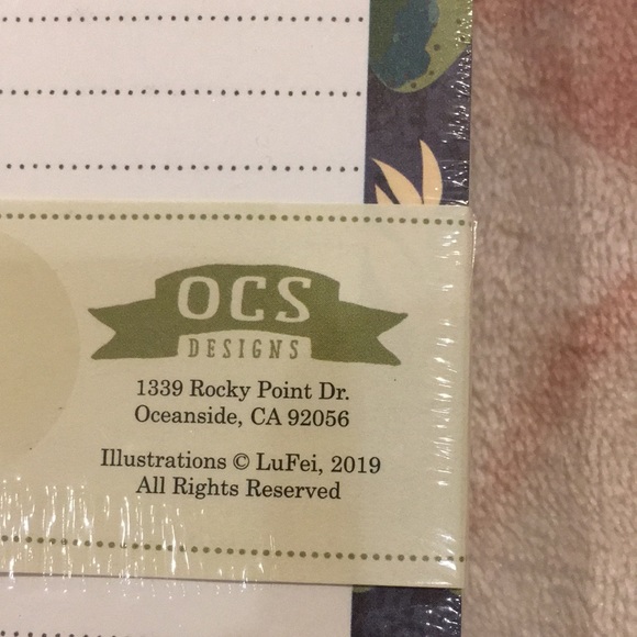 Blooming Desert Cactus Succulent Note Pads Set of Two full size 70 sheets ea NWT - Picture 7 of 11